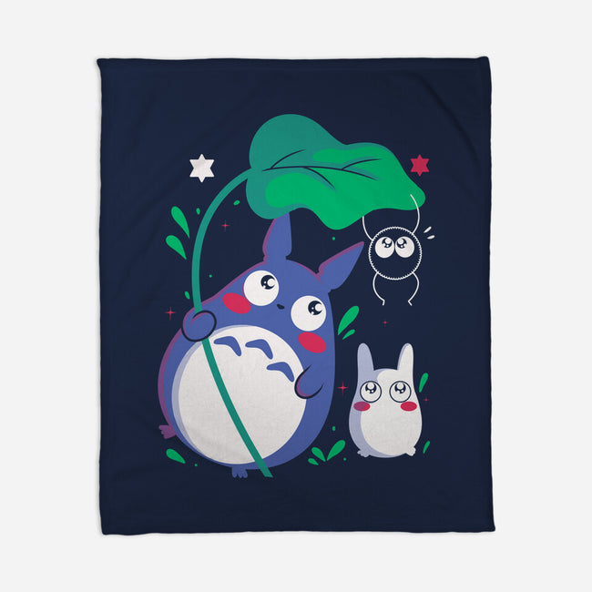 Beings Of Nature-None-Fleece-Blanket-Eoli Studio