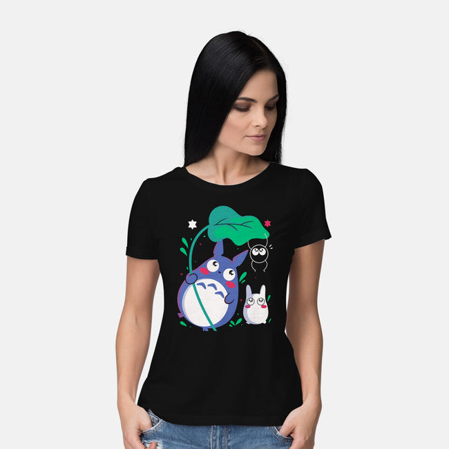 Beings Of Nature-Womens-Basic-Tee-Eoli Studio