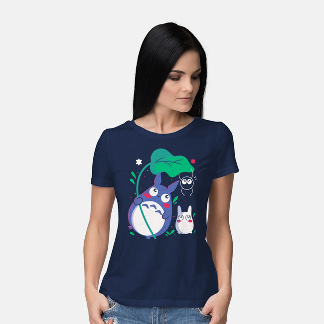Beings Of Nature-Womens-Basic-Tee-Eoli Studio