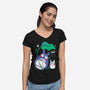 Beings Of Nature-Womens-V-Neck-Tee-Eoli Studio