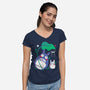 Beings Of Nature-Womens-V-Neck-Tee-Eoli Studio