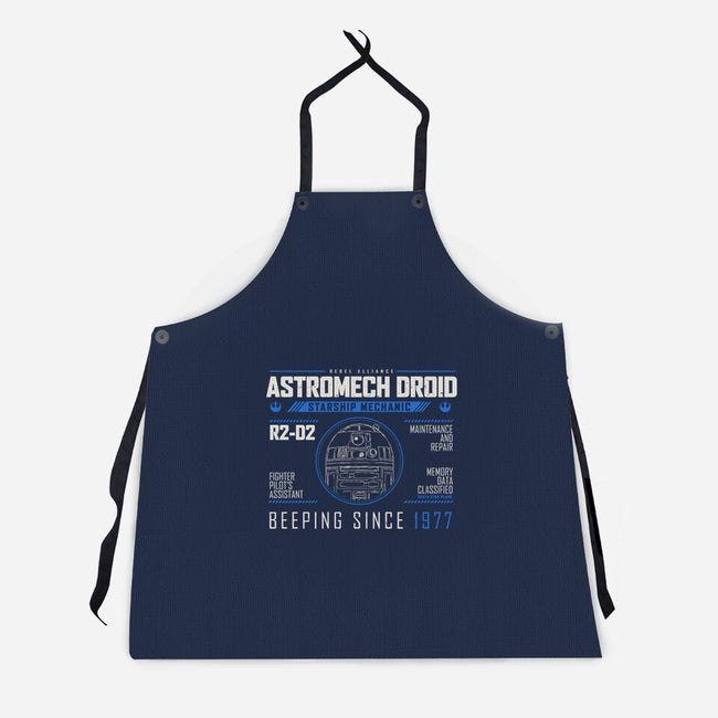 Starship Mechanic-Unisex-Kitchen-Apron-Melonseta