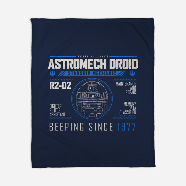 Starship Mechanic-None-Fleece-Blanket-Melonseta