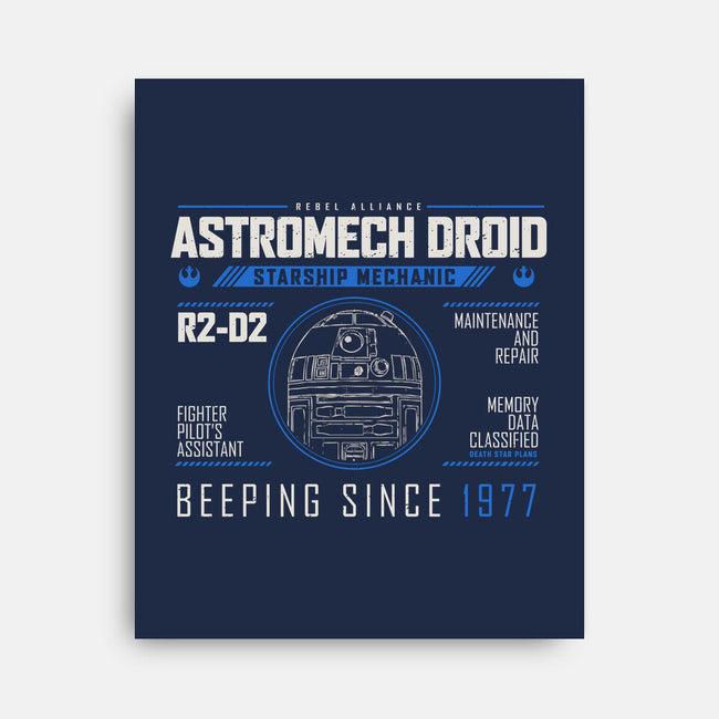 Starship Mechanic-None-Stretched-Canvas-Melonseta