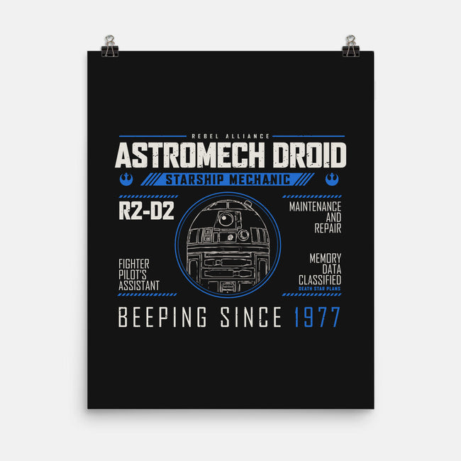 Starship Mechanic-None-Matte-Poster-Melonseta