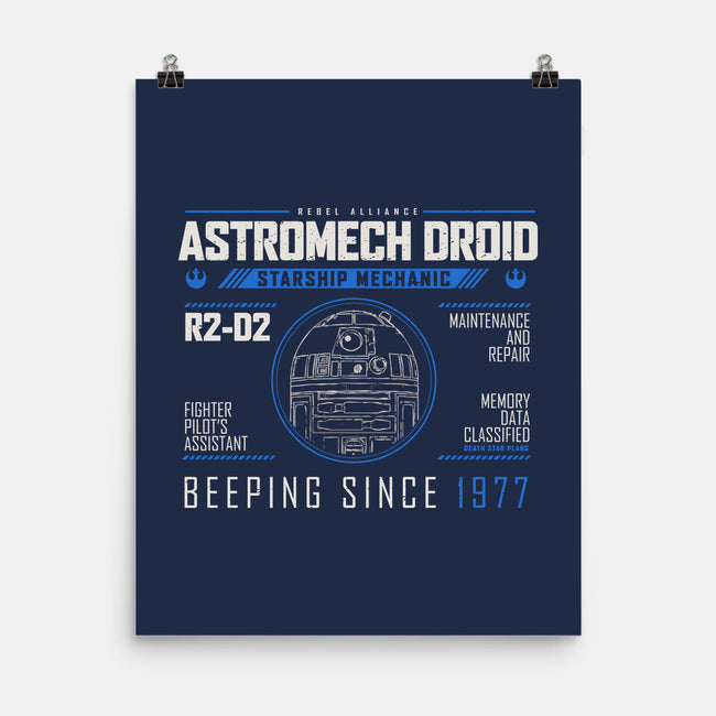 Starship Mechanic-None-Matte-Poster-Melonseta