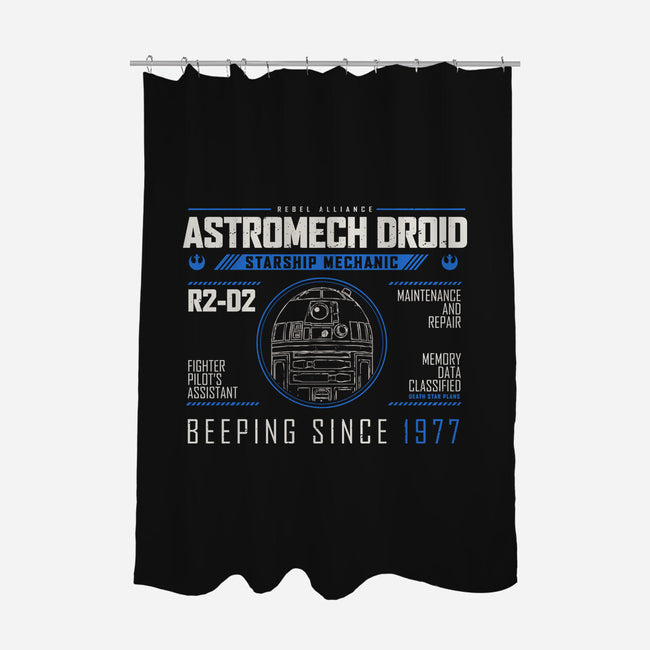 Starship Mechanic-None-Polyester-Shower Curtain-Melonseta