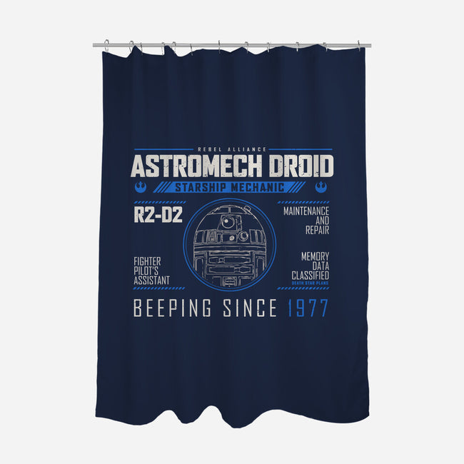 Starship Mechanic-None-Polyester-Shower Curtain-Melonseta