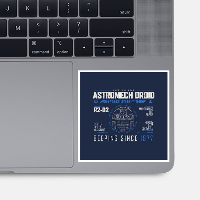 Starship Mechanic-None-Glossy-Sticker-Melonseta