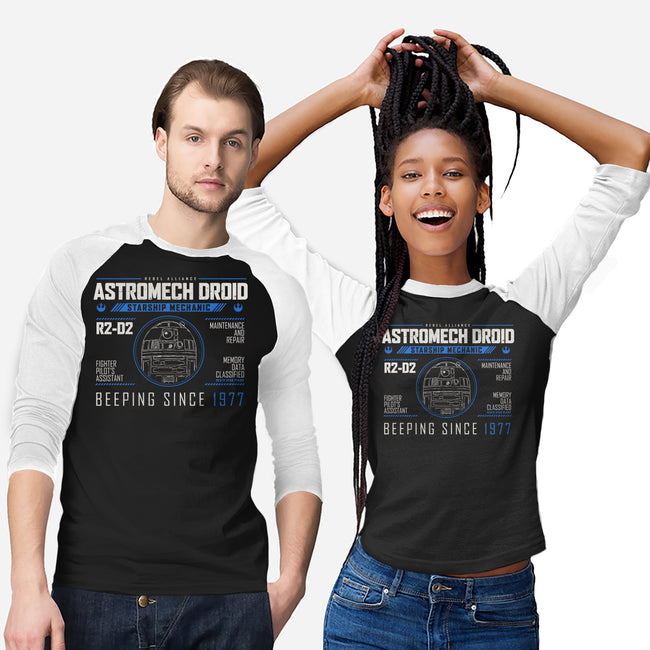 Starship Mechanic-Unisex-Baseball-Tee-Melonseta