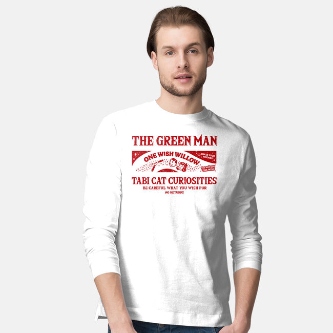 Tabi Cat Curiosities-Mens-Long Sleeved-Tee-Melonseta
