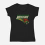 Battle Cats-Womens-V-Neck-Tee-Melonseta