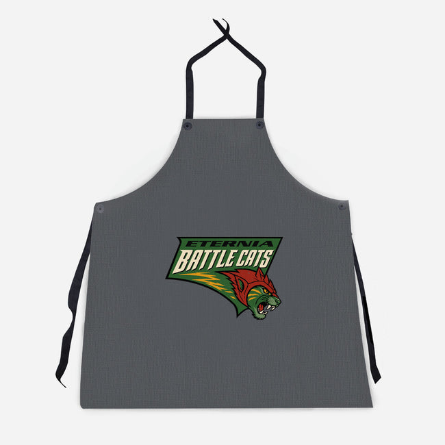 Battle Cats-Unisex-Kitchen-Apron-Melonseta