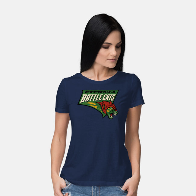Battle Cats-Womens-Basic-Tee-Melonseta