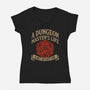 Is Not An Easy One-Womens-V-Neck-Tee-Melonseta