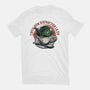 Destruction Later-Womens-Basic-Tee-glitchygorilla