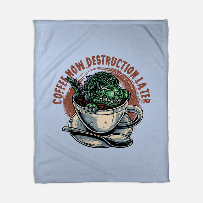 Destruction Later-None-Fleece-Blanket-glitchygorilla