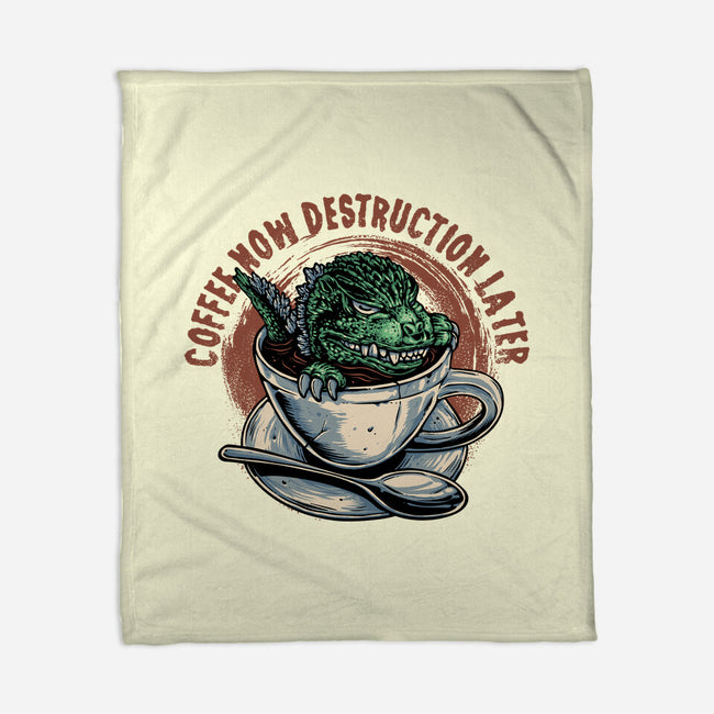 Destruction Later-None-Fleece-Blanket-glitchygorilla