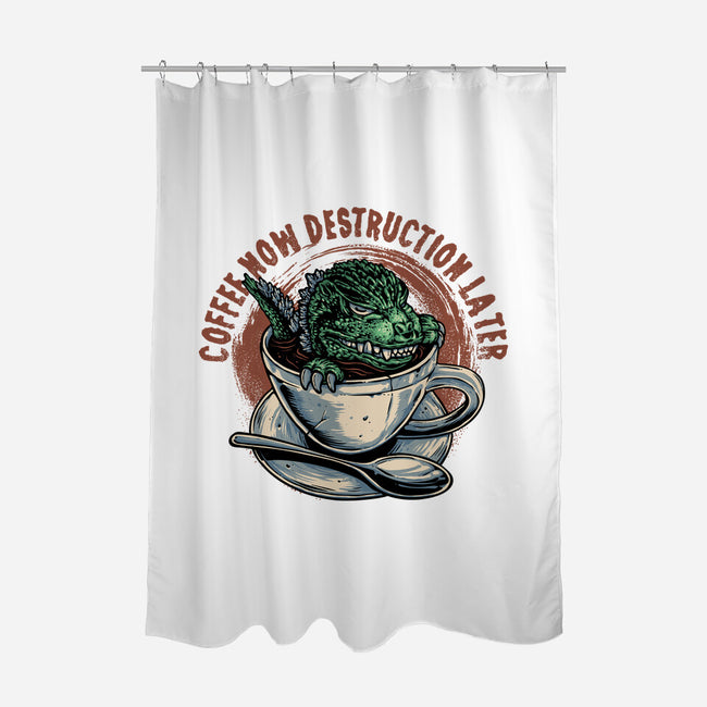 Destruction Later-None-Polyester-Shower Curtain-glitchygorilla