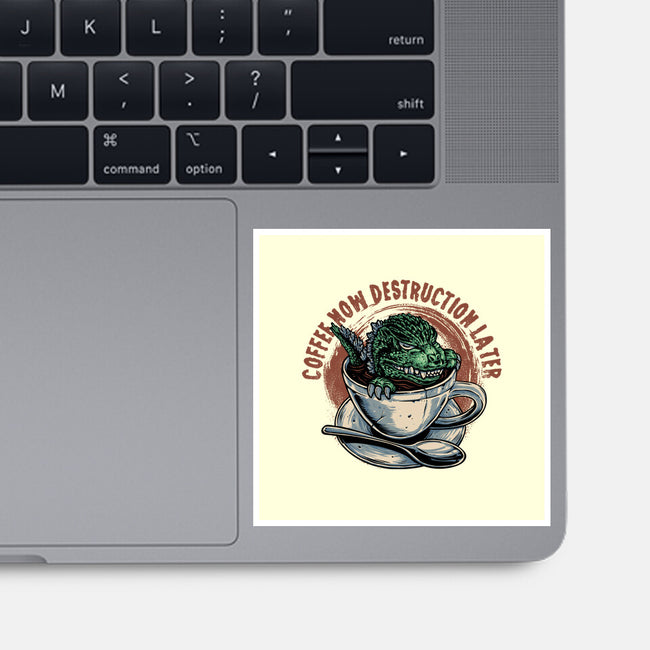 Destruction Later-None-Glossy-Sticker-glitchygorilla