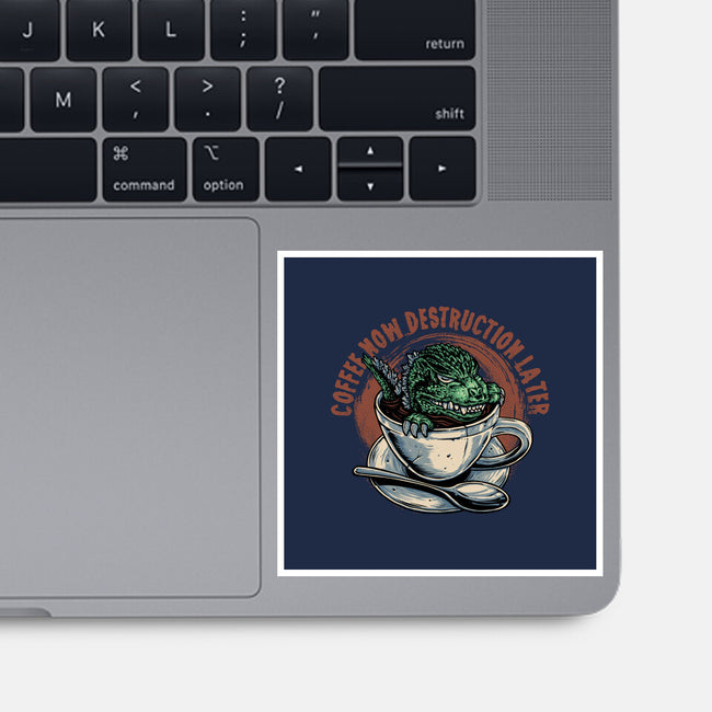 Destruction Later-None-Glossy-Sticker-glitchygorilla