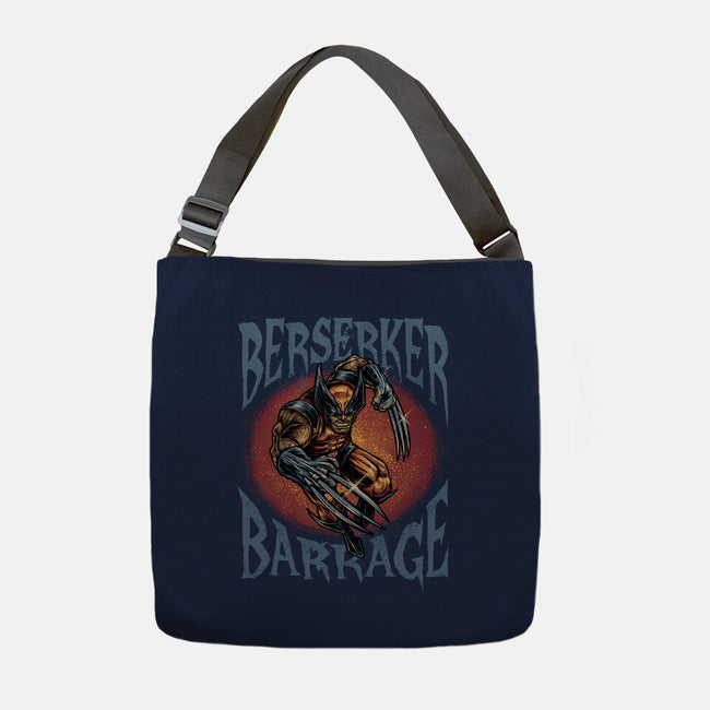 Wild Berserker-None-Adjustable Tote-Bag-glitchygorilla