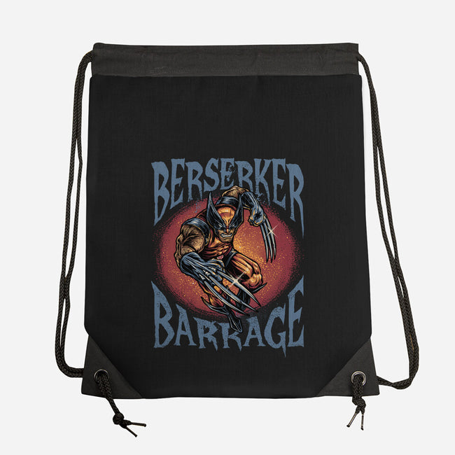 Wild Berserker-None-Drawstring-Bag-glitchygorilla