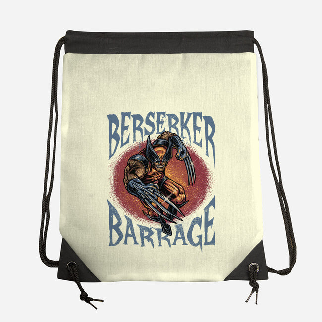 Wild Berserker-None-Drawstring-Bag-glitchygorilla
