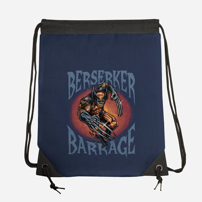 Wild Berserker-None-Drawstring-Bag-glitchygorilla