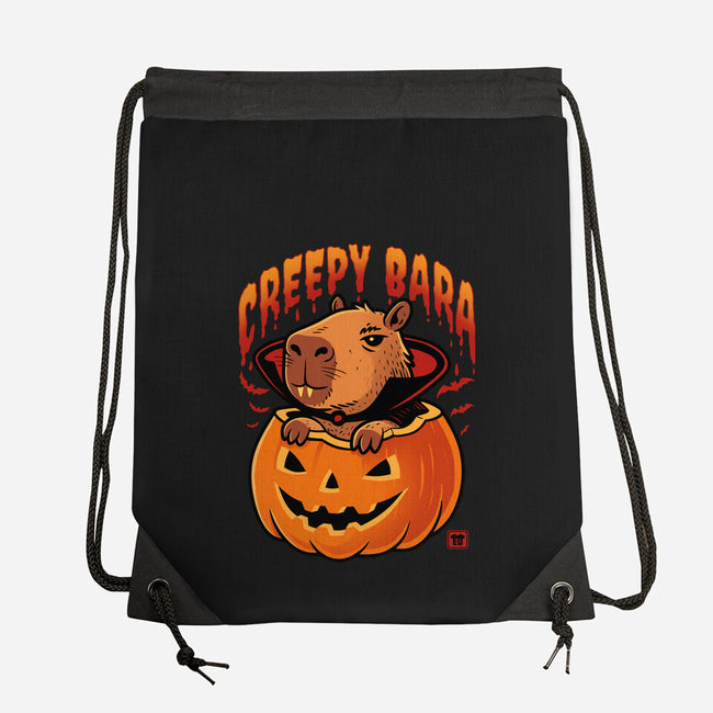 Creepy Bara-None-Drawstring-Bag-erion_designs