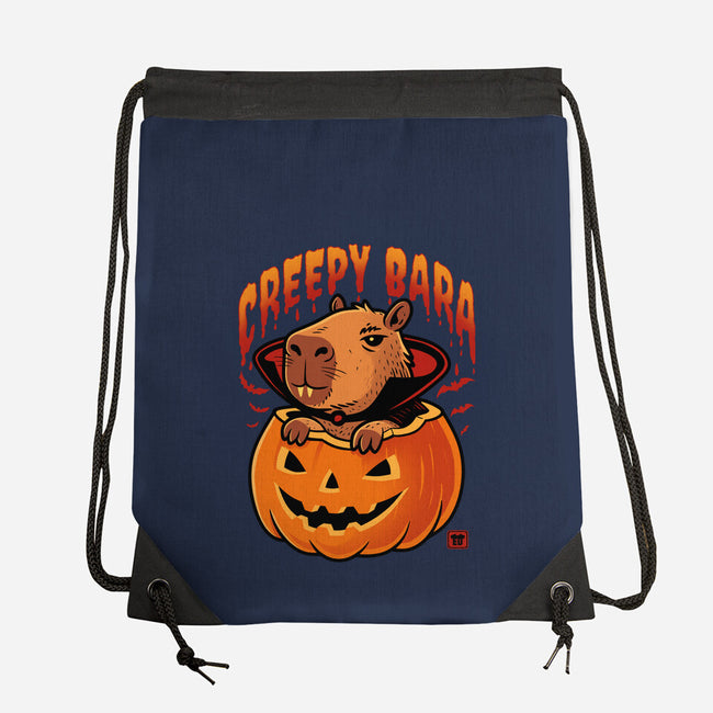 Creepy Bara-None-Drawstring-Bag-erion_designs