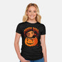 Creepy Bara-Womens-Fitted-Tee-erion_designs