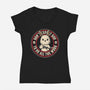 Don't Expect-Womens-V-Neck-Tee-turborat14