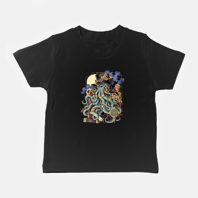Steamthulhu-Baby-Basic-Tee-fanfabio