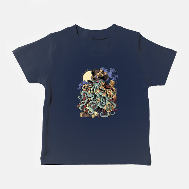 Steamthulhu-Baby-Basic-Tee-fanfabio