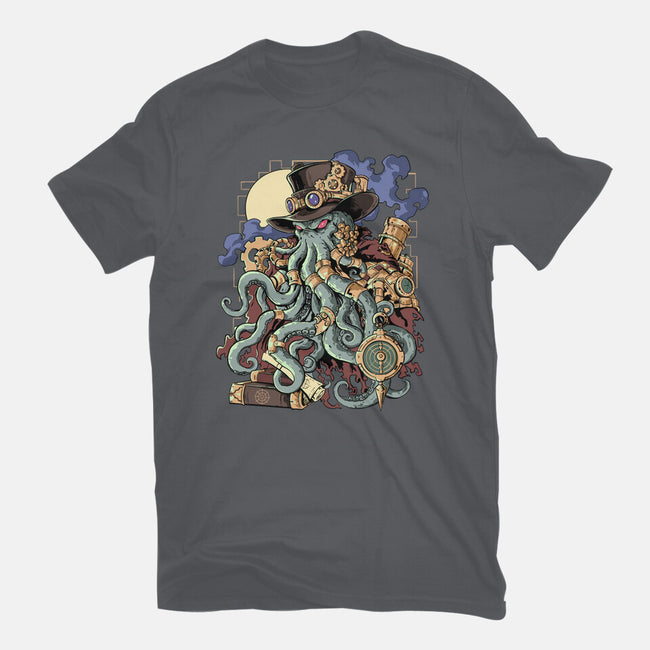 Steamthulhu-Womens-Basic-Tee-fanfabio