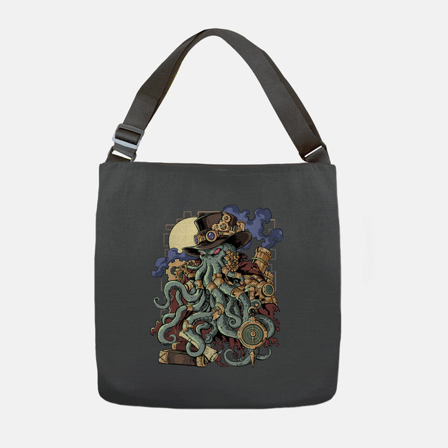 Steamthulhu-None-Adjustable Tote-Bag-fanfabio