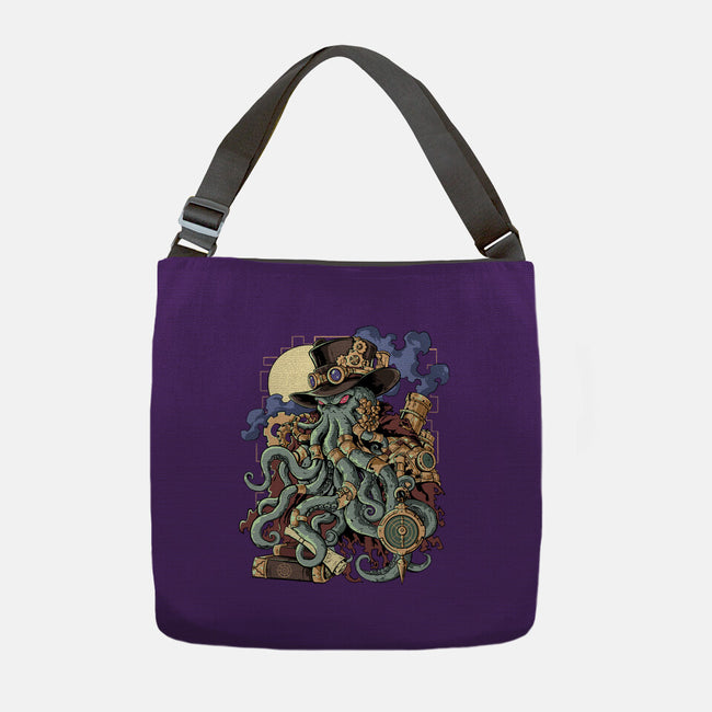 Steamthulhu-None-Adjustable Tote-Bag-fanfabio