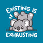 Koala Existing-Unisex-Basic-Tee-NemiMakeit