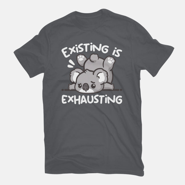 Koala Existing-Unisex-Basic-Tee-NemiMakeit