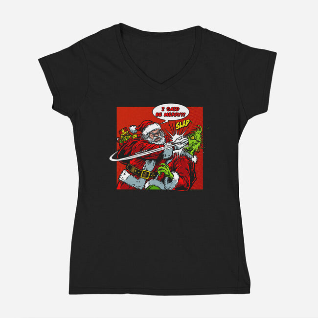 Be Merry-Womens-V-Neck-Tee-AndreusD