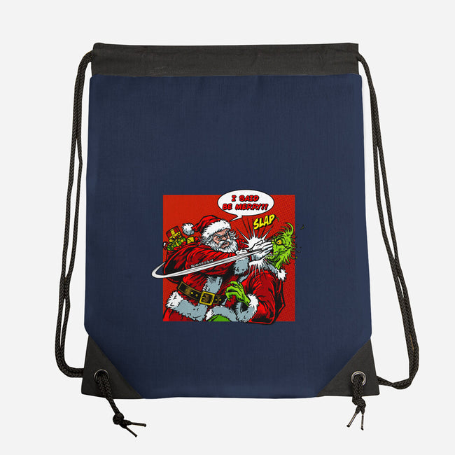 Be Merry-None-Drawstring-Bag-AndreusD