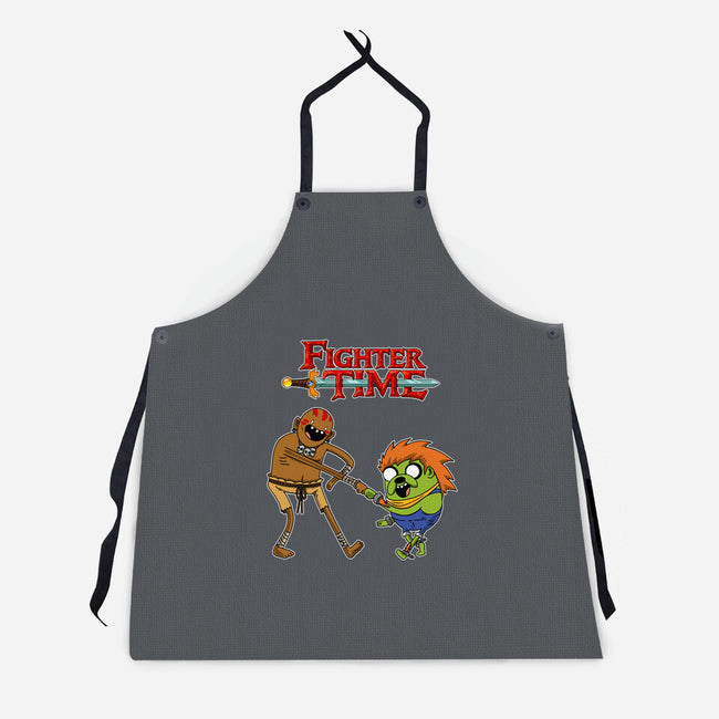 Fighter Time-Unisex-Kitchen-Apron-joerawks