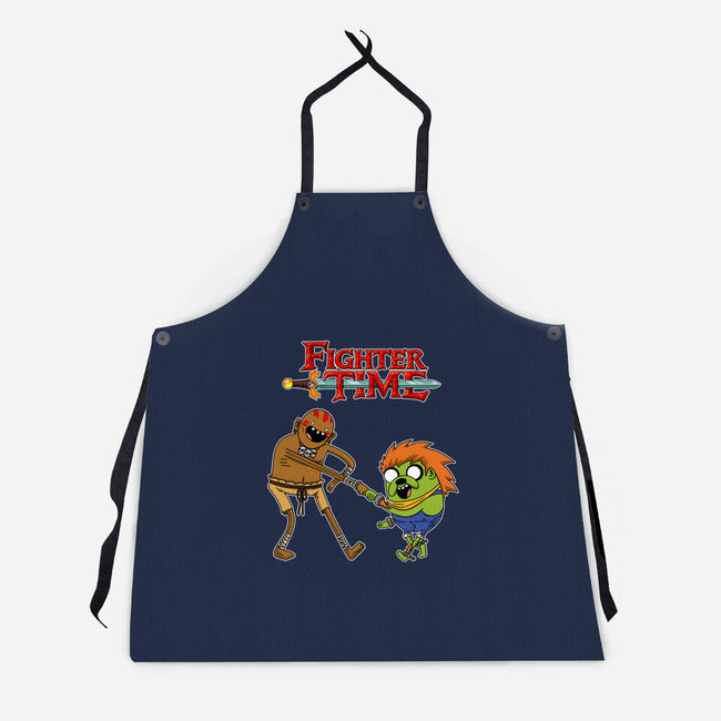 Fighter Time-Unisex-Kitchen-Apron-joerawks