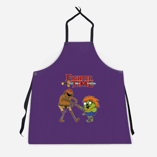 Fighter Time-Unisex-Kitchen-Apron-joerawks