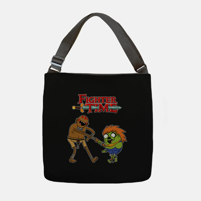 Fighter Time-None-Adjustable Tote-Bag-joerawks