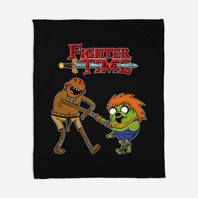 Fighter Time-None-Fleece-Blanket-joerawks