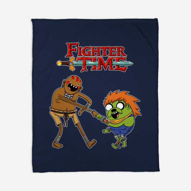 Fighter Time-None-Fleece-Blanket-joerawks