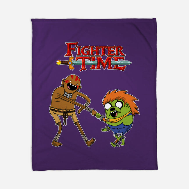 Fighter Time-None-Fleece-Blanket-joerawks