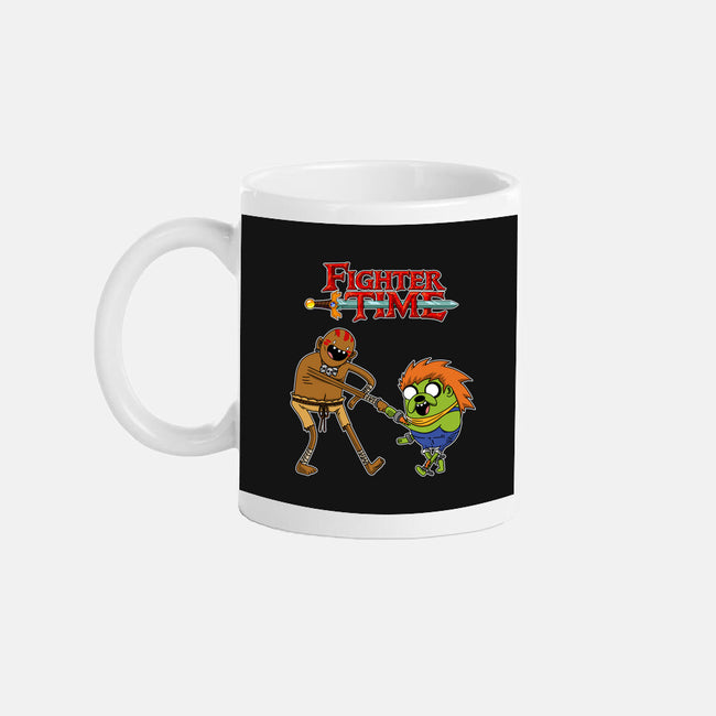 Fighter Time-None-Mug-Drinkware-joerawks